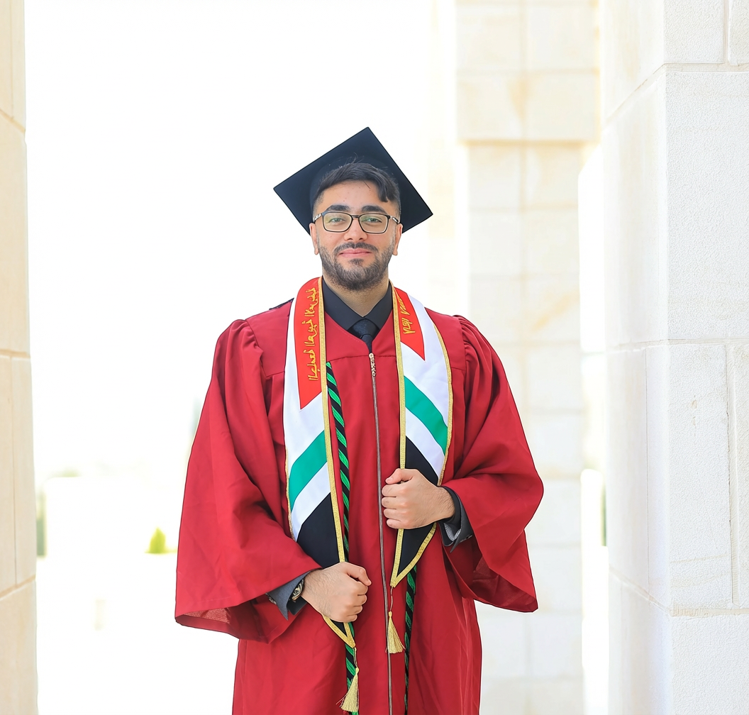 Portrait of portfolio creator – front view