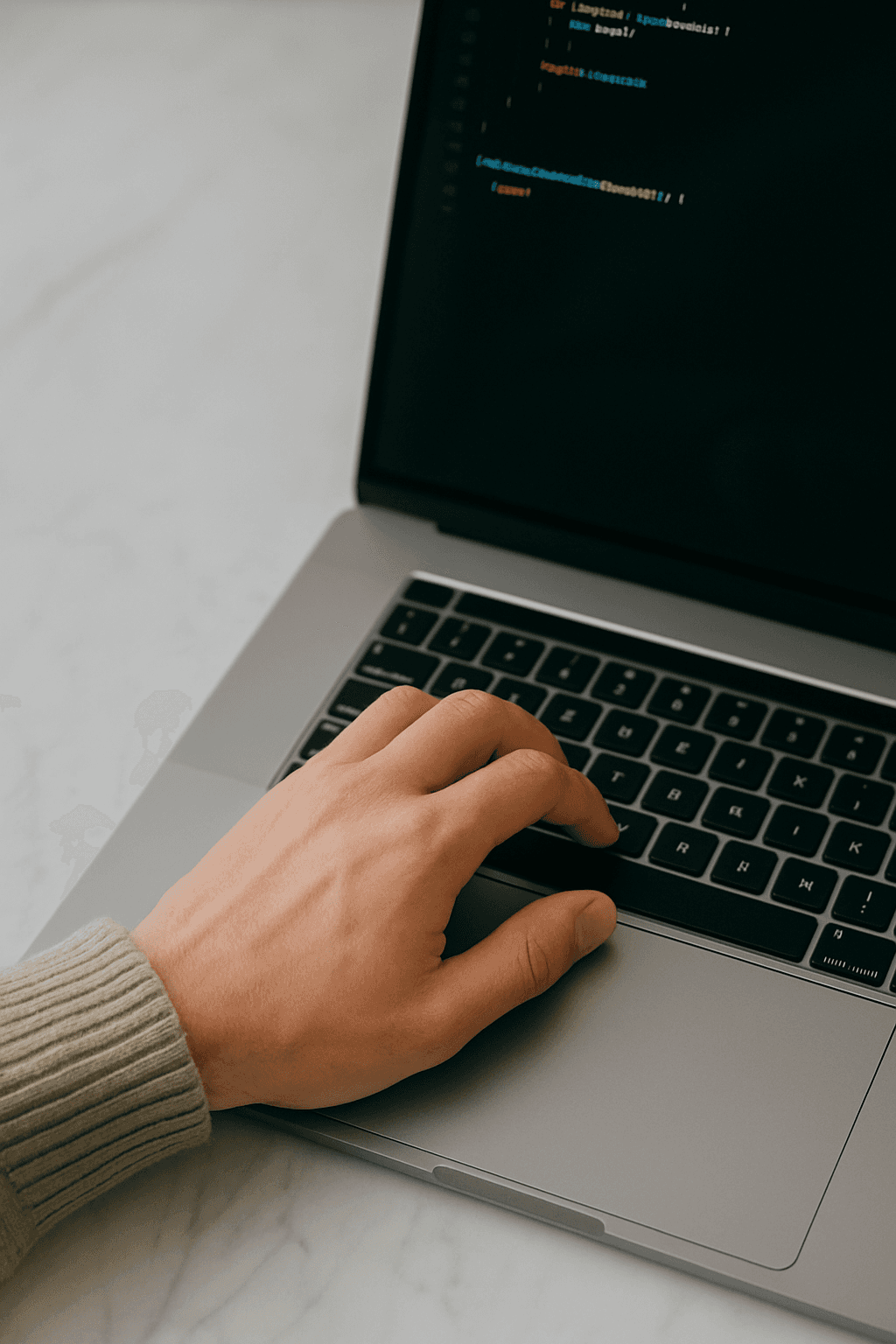 Portrait of portfolio creator